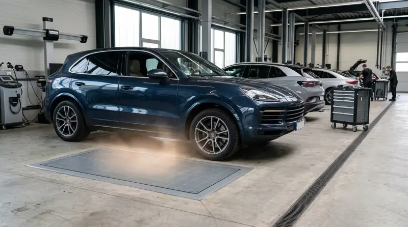 Mientras Porsche estrena un sistema que permite recargar su nuevo Cayenne Electric sin conectar cables, los autos eléctricos podrían reducir hasta 82% las reparaciones y el mantenimiento mecánico durante esta década al tener muchas menos piezas móviles qu