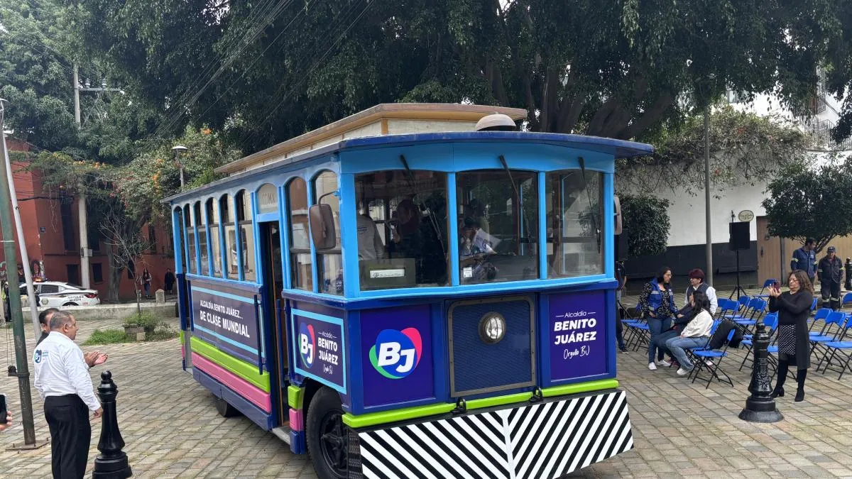 Arranca tranvía turístico en la alcaldía Benito Juárez; será gratis
