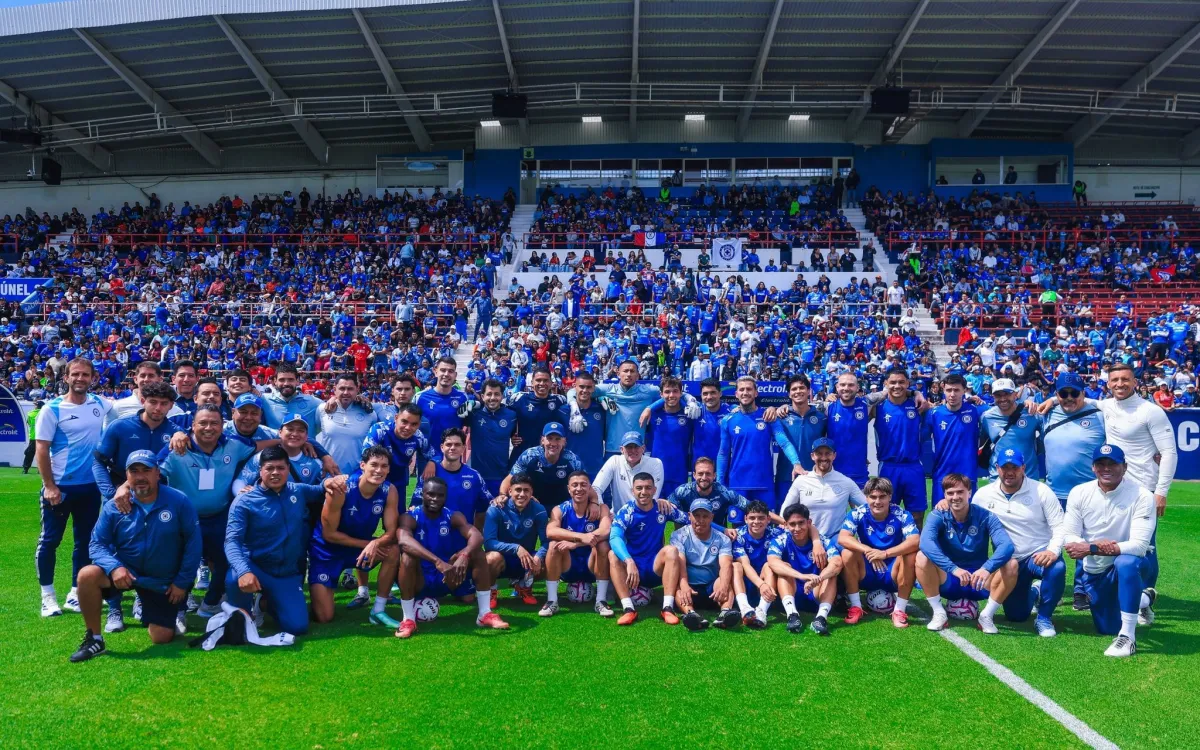 ¡Vuelven a casa! Cruz Azul vive especial entrenamiento en la Ciudad Cooperativa Hidalgo