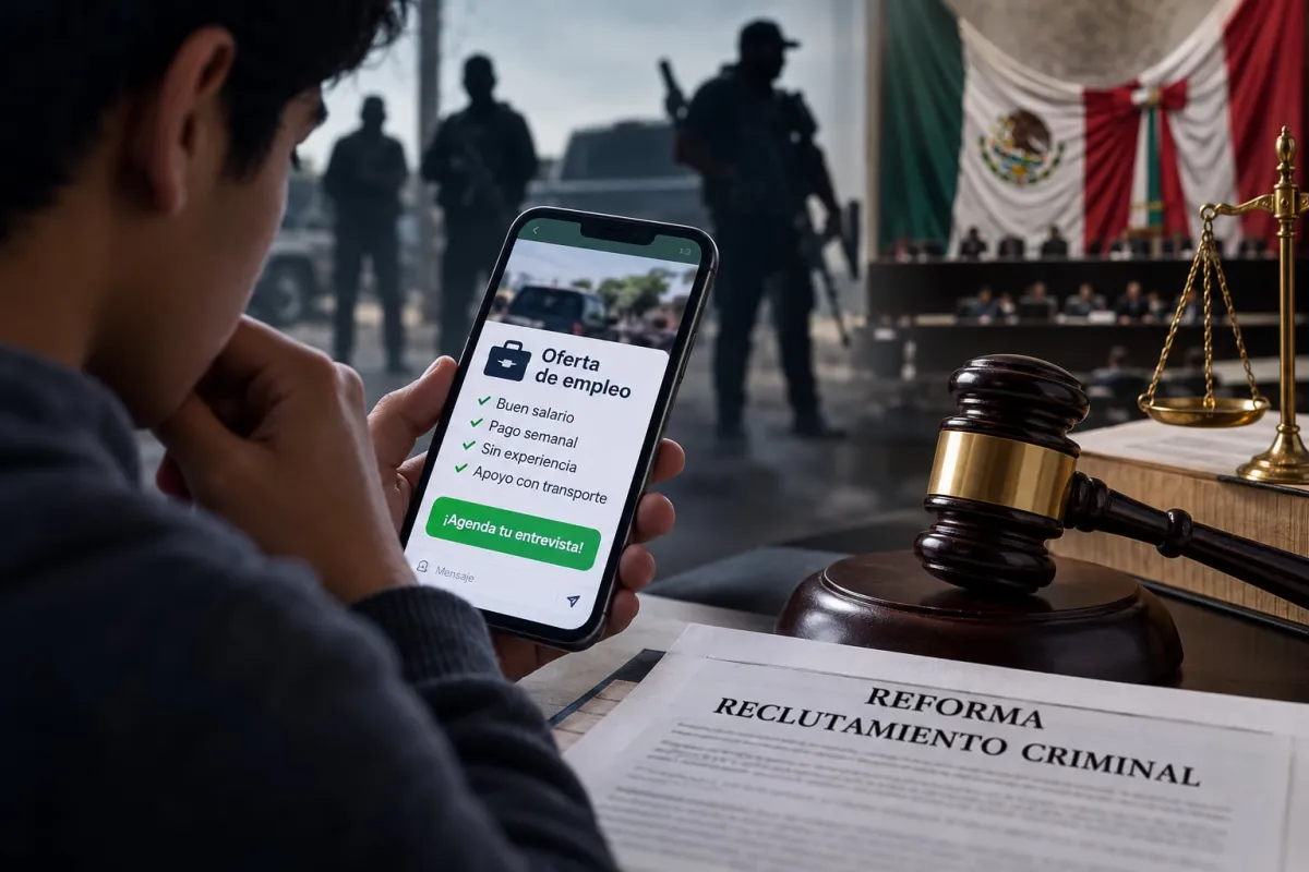 El narco recluta con empleos falsos; Congreso propone sanciones