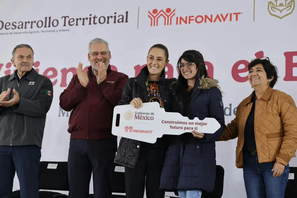 Entregan Sheinbaum y Ramírez Bedolla 931 viviendas en Morelia