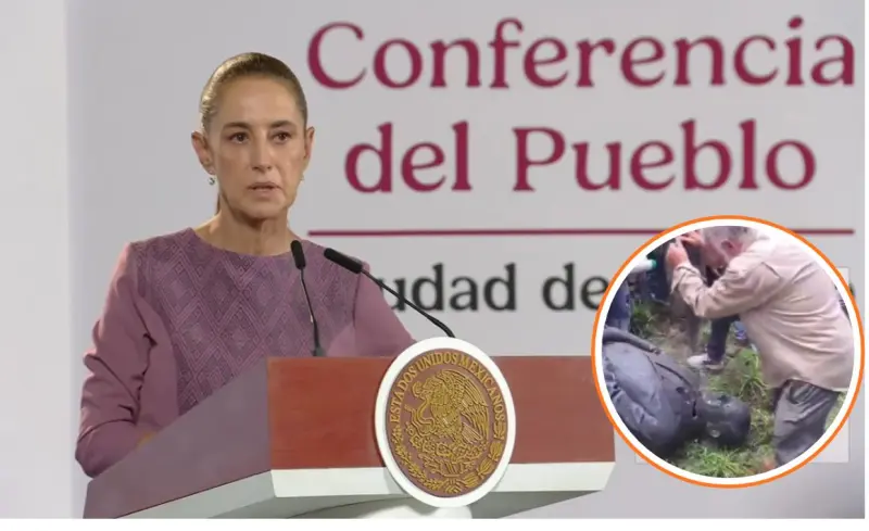 Condena Sheinbaum decapitación de estatua de Calderón