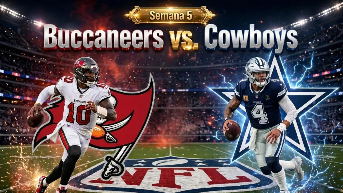 Buccaneers vs. Cowboys EN VIVO GRATIS | Seguimiento de la Semana 5 NFL: Resultado en directo