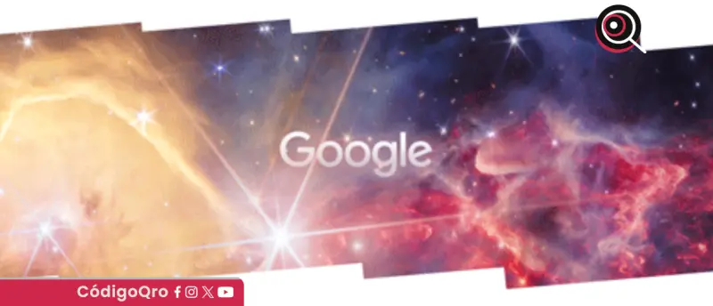 Google celebra Semana Mundial del Espacio con doodle de nebulosa Rosebud