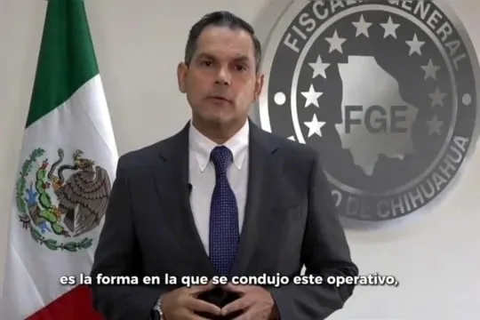 Acusa FGE-Chihuahua a Jáuregui de violar protocolos