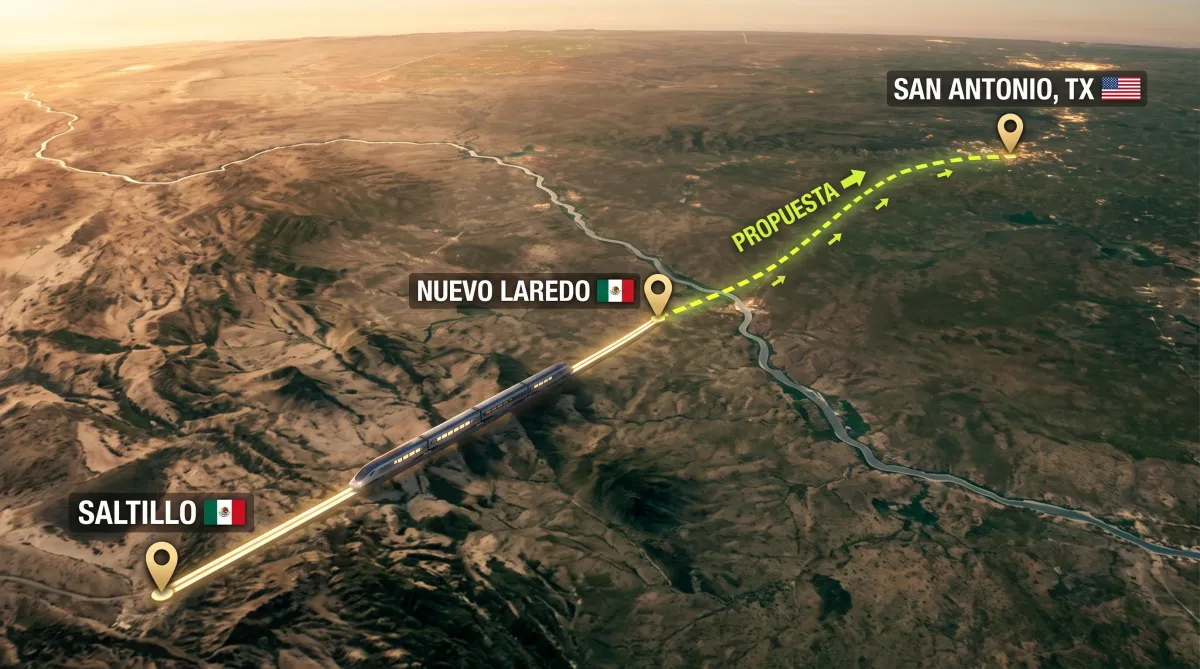 Texanos piden extender tren Saltillo-Nuevo Laredo hasta San Antonio