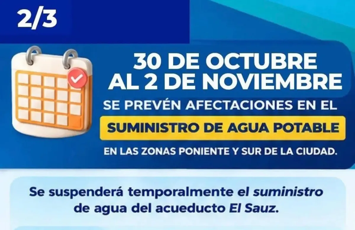 Anuncian suspensión de agua en 244 colonias de Chihuahua
