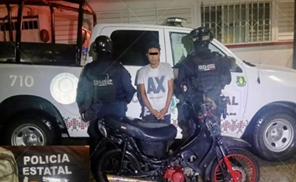 Lo detienen con arma y 10 dosis de cocaína en Ometepec
