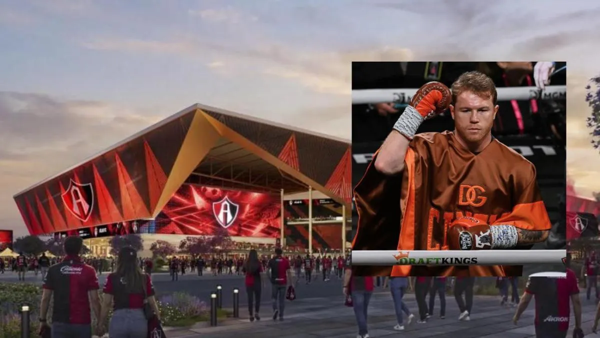 ¿Pelea de estreno? Canelo Álvarez sueña con inaugurar el nuevo estadio del Atlas