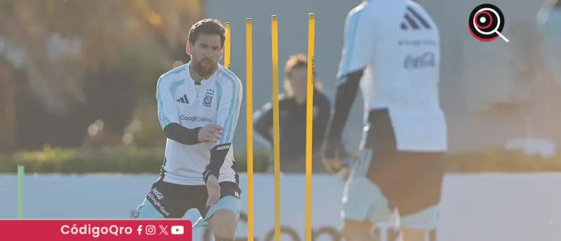 Messi completa último entrenamiento con Argentina antes de su despedida