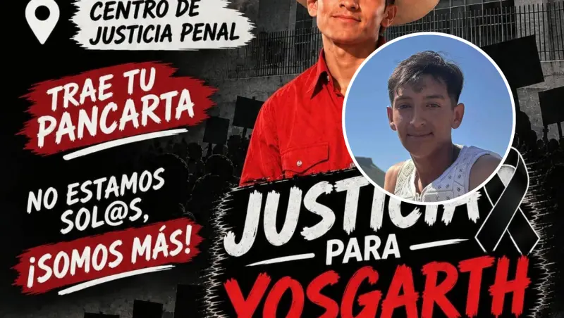 Convocan a marcha este lunes para exigir justicia por Yosgarth