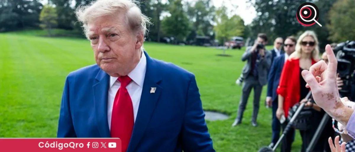 Trump defiende aranceles a México; afirma que con ellos pagó muro fronterizo
