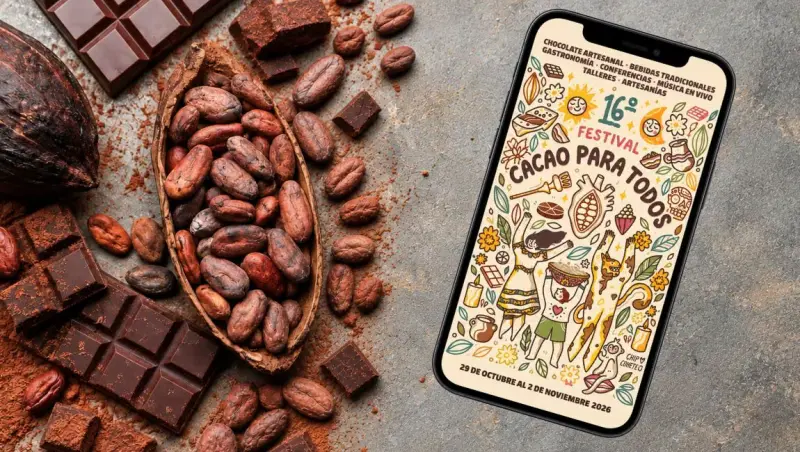 ¡Chocolate para el Día de Muertos! ¿Cuándo y dónde será el Festival Cacao Para Todos 2026 en CDMX?