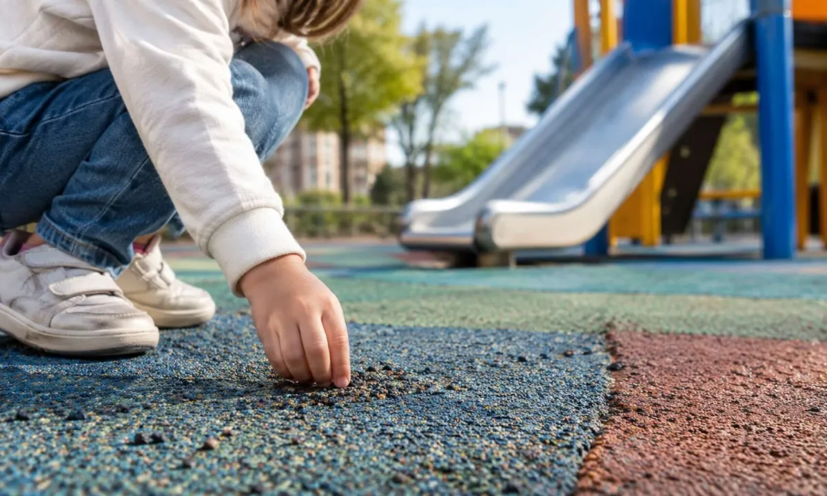 Cataluña abre la puerta a prohibir el caucho reciclado en los parques infantiles