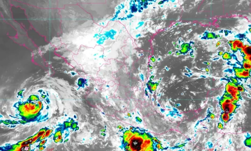 Prevén tormentas puntuales fuertes en Nayarit, Jalisco, Colima y Michoacán