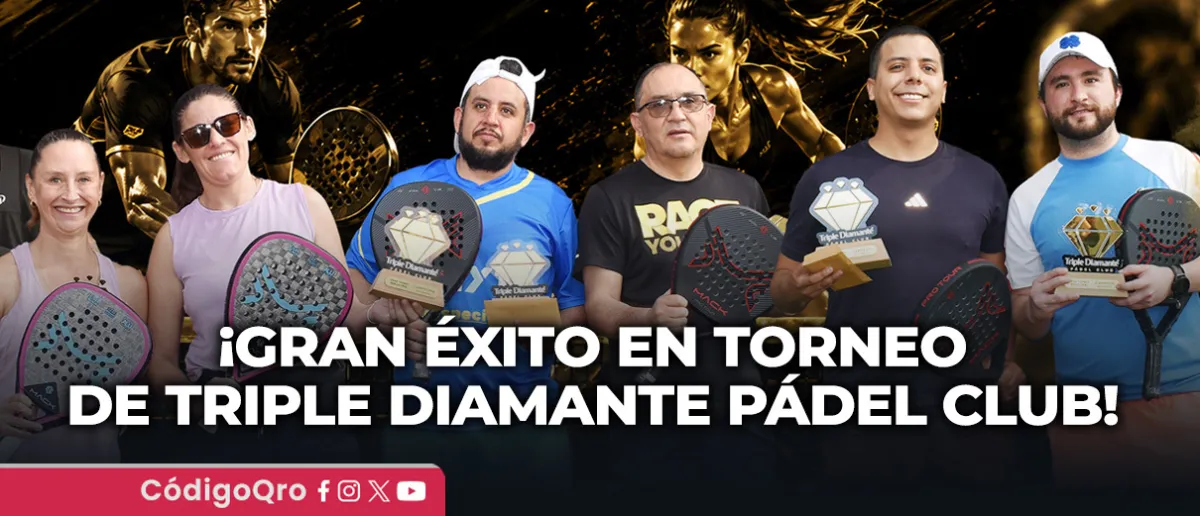 ¡Gran éxito en torneo de Triple Diamante Pádel Club!