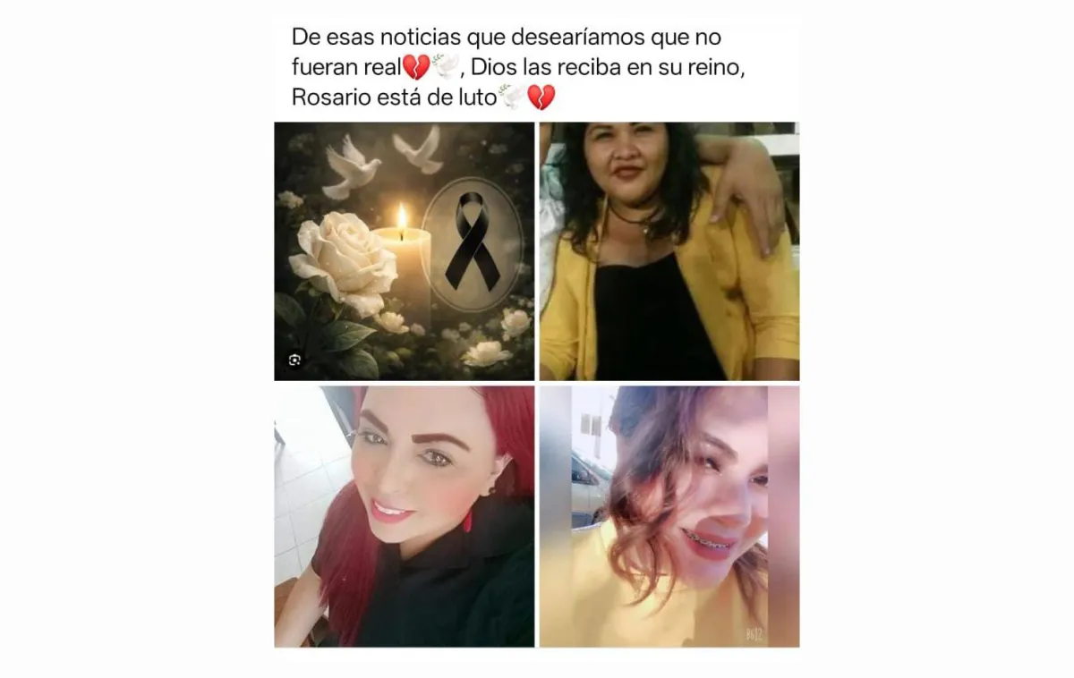 ‘Rosario está de luto’: consterna a rosarenses deceso de tres mujeres en aparatoso accidente