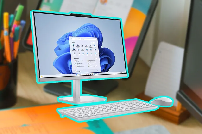 Amazon está rematando la PC básica perfecta para estudiantes: Lenovo A100 All-in-One con teclado y mouse incluidos