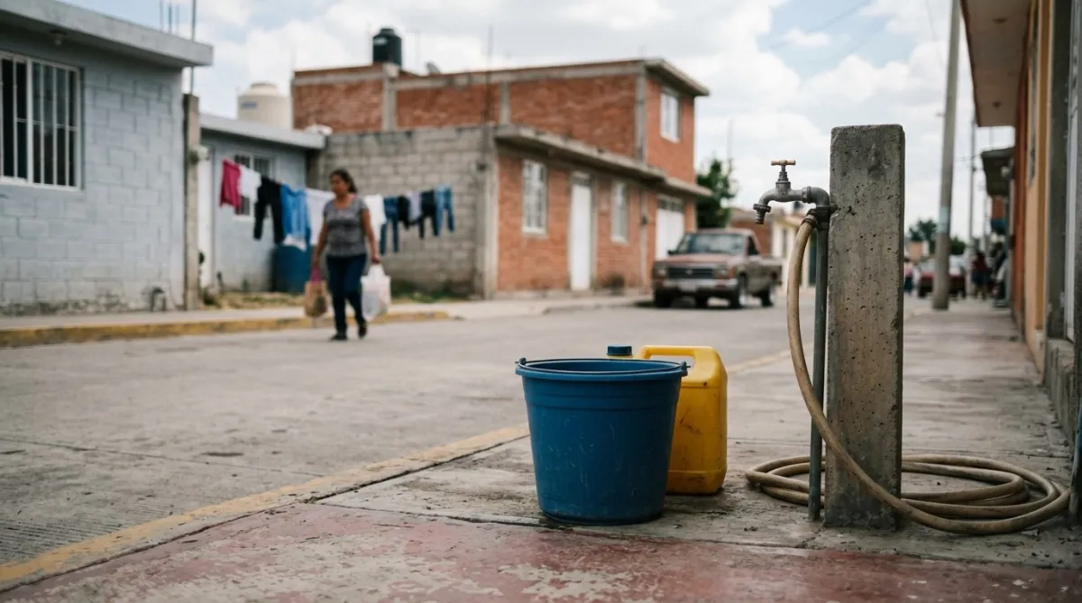 Alcaldesa reconoce en Xoxtla falta de agua; Pavigi sustituirá al pozo 2