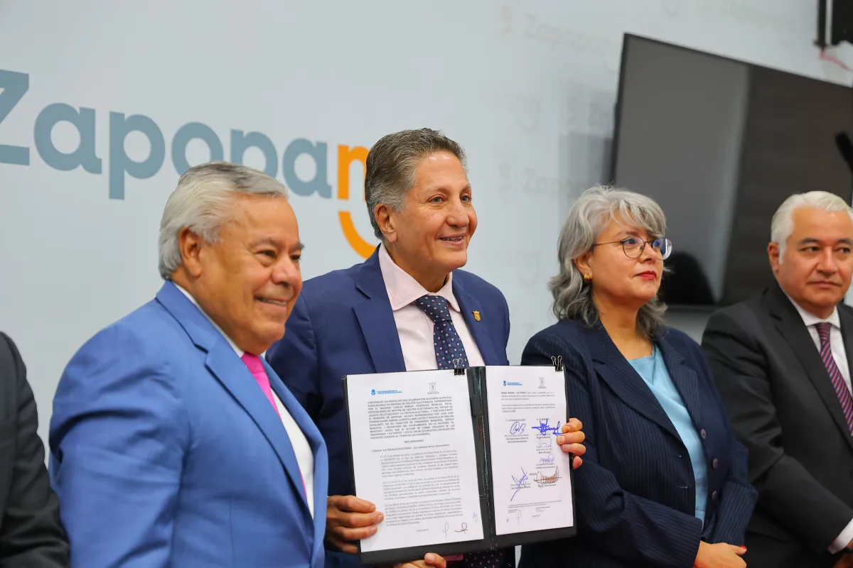Zapopan y Fiscalía Electoral firman acuerdo para blindar proceso electoral 2027