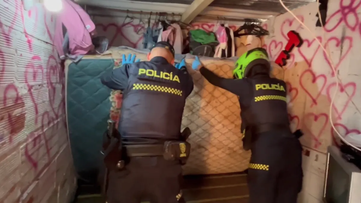 Desmantelan la “Casa del Terror” en Bogotá; rescatan a menores y decomisan drogas