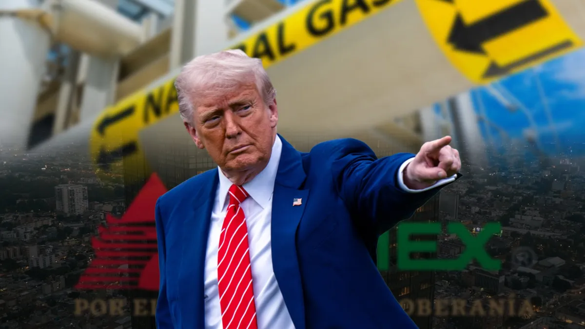 Trump presiona a México para que compre más gas de EU y acceso a Pemex, revela Sheinbaum