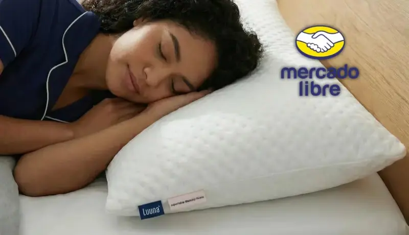 Mercado Libre remata la almohada ajustable Luuna con 48 por ciento de descuento y tres meses sin intereses