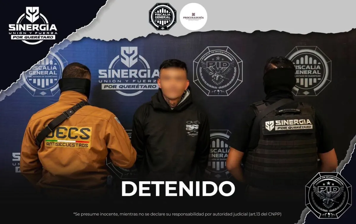 Detienen en Querétaro a “El Tripa”, requerido por autoridades de Hidalgo por presunto secuestro