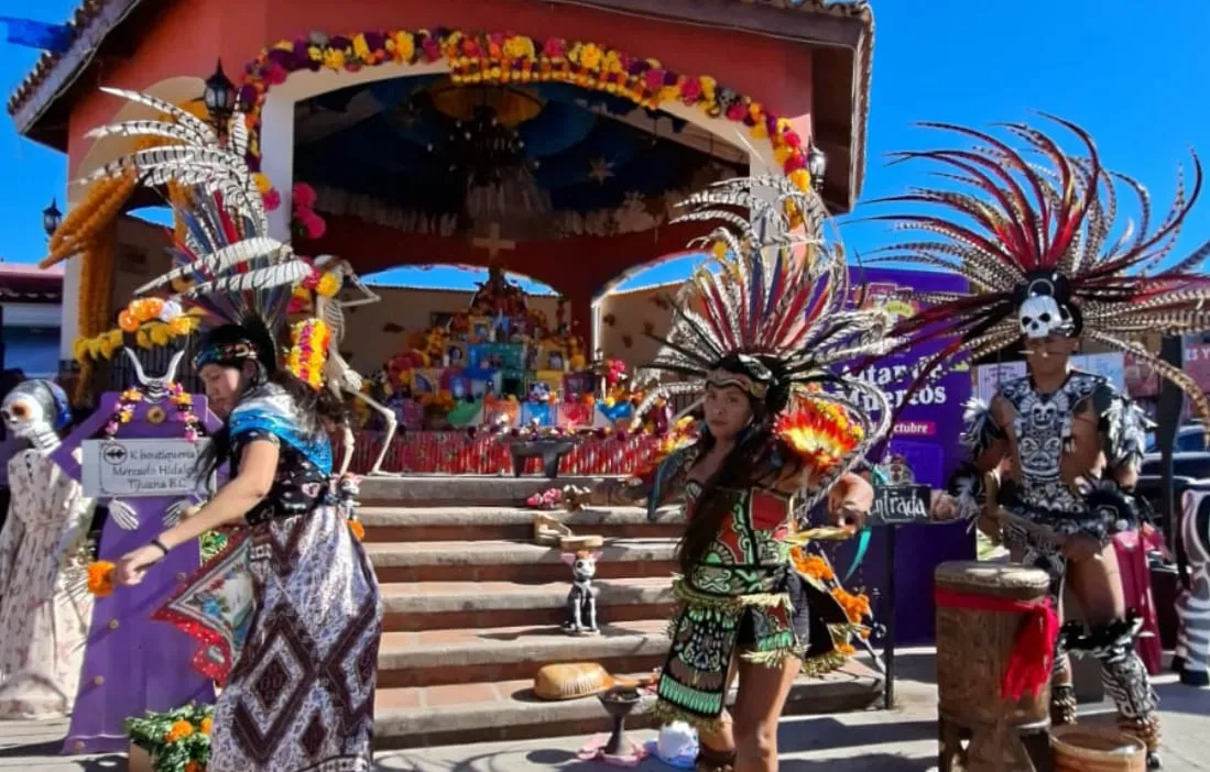 Mercado Hidalgo invita a visitar su altar de muertos en Tijuana