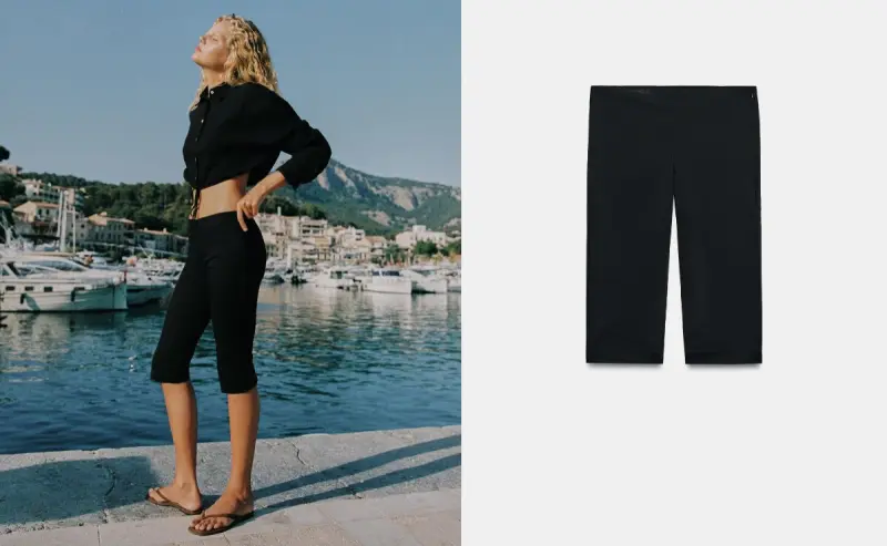 La tendencia retro que divide opiniones está de vuelta: Zara rebaja su pantalón capri