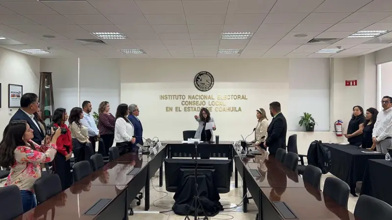 Instalan Consejo Local del INE en Coahuila para el Proceso Electoral 2026-2027