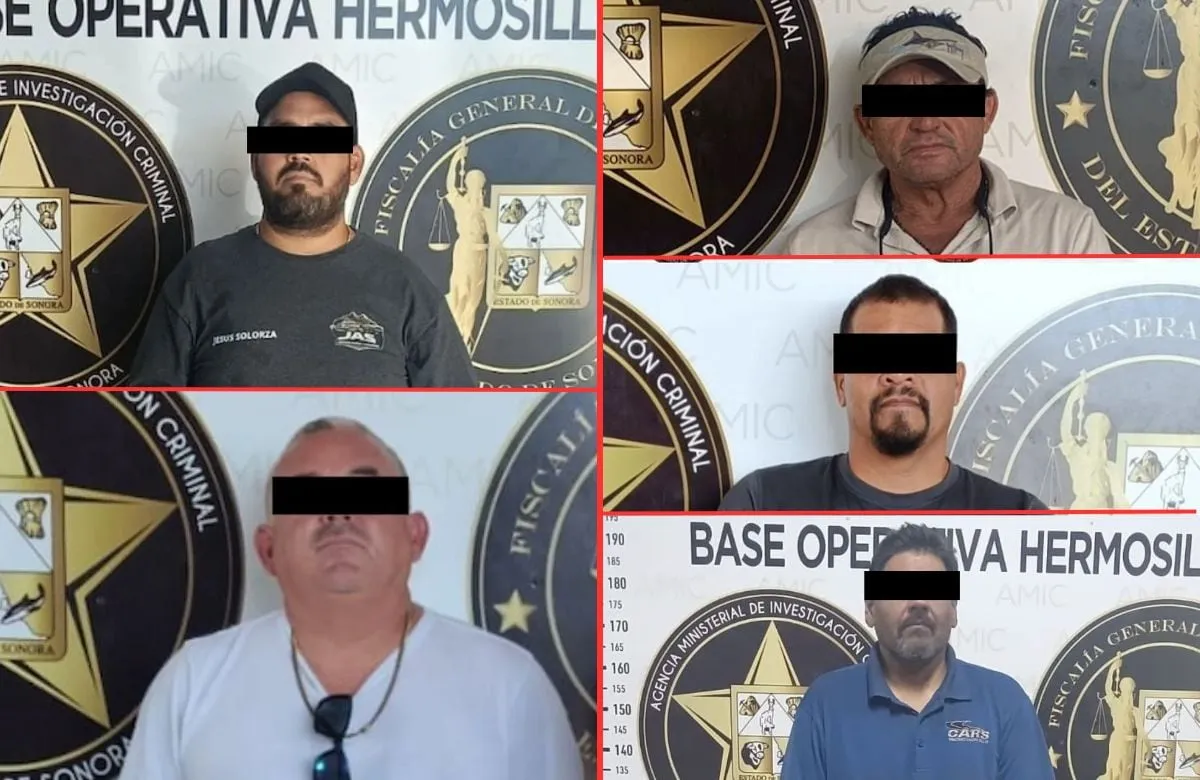 Cinco detenidos por despojo de terrenos del Gobierno de Sonora en San Carlos valuados en cientos de millones de pesos