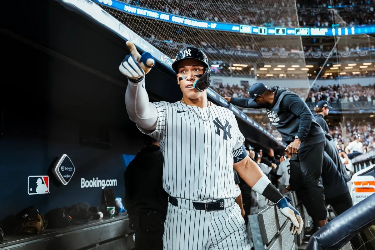 ¡Golpe para los Yankees! Aaron Judge queda fuera ante Red Sox en los playoffs
