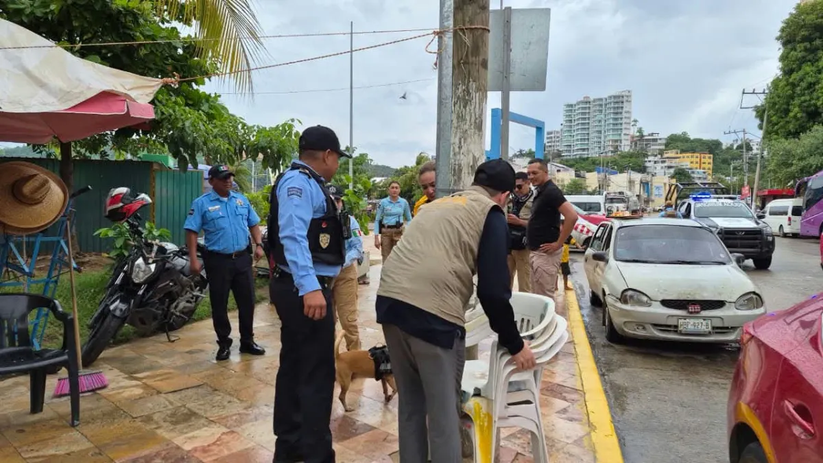 Liberan vía pública en zona turística de Acapulco