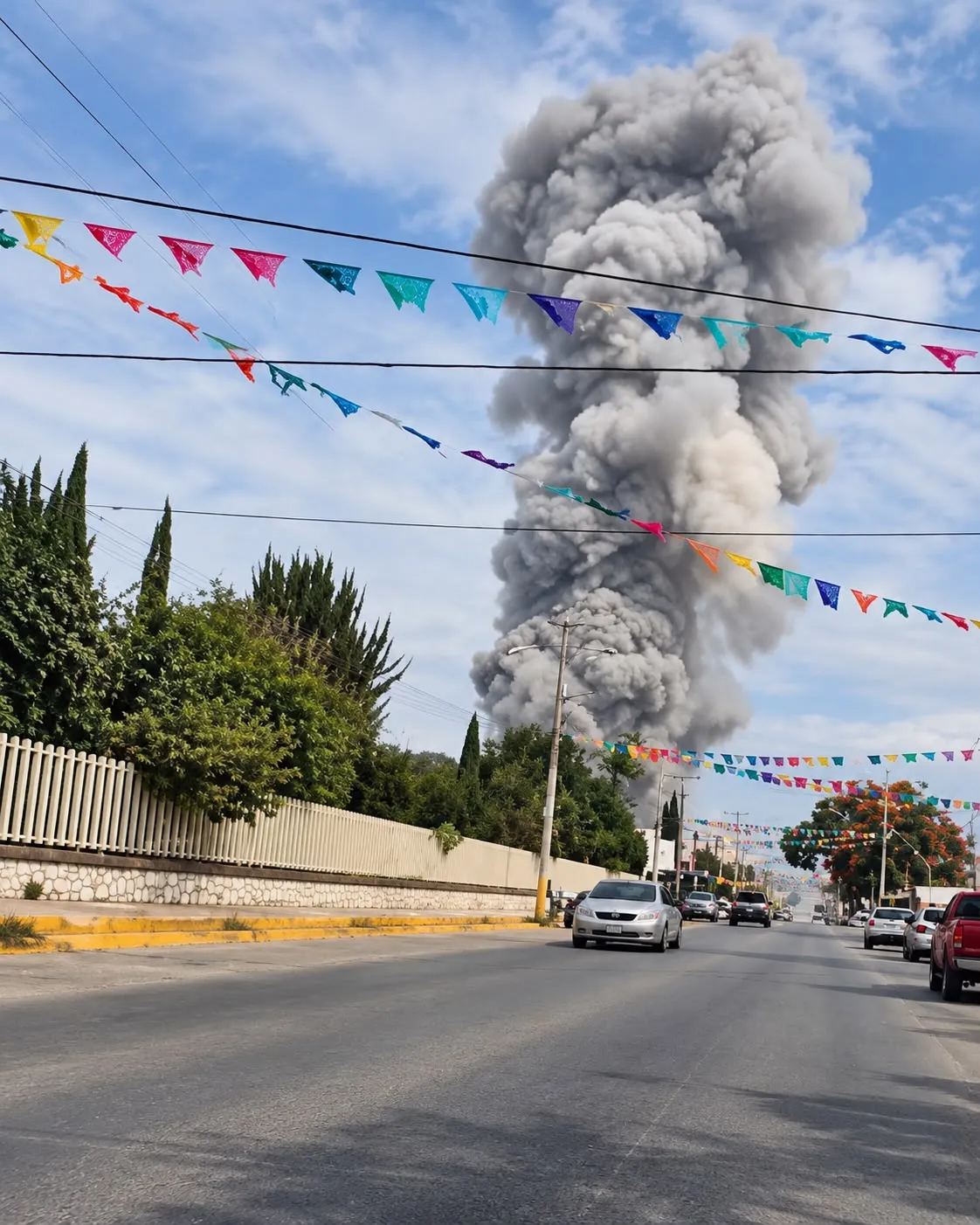 Explota polvorín en Hueyotlipan; cierran carretera