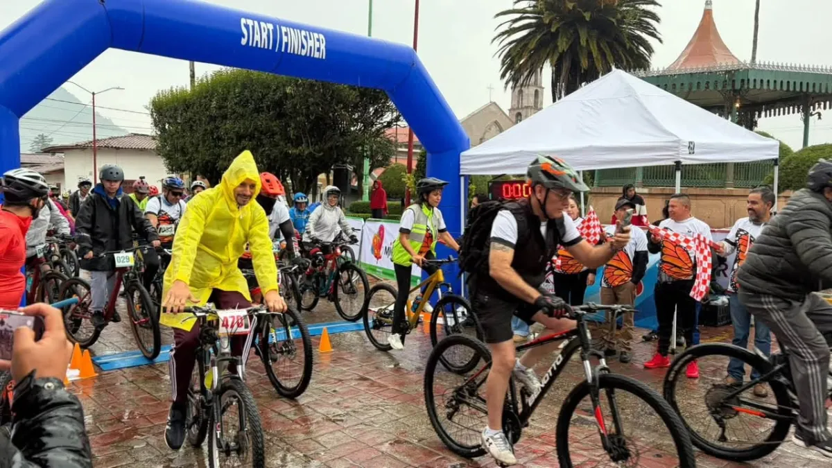 Participaron más de 300 ciclistas en el Desafío Monarca 2026 en Ocampo