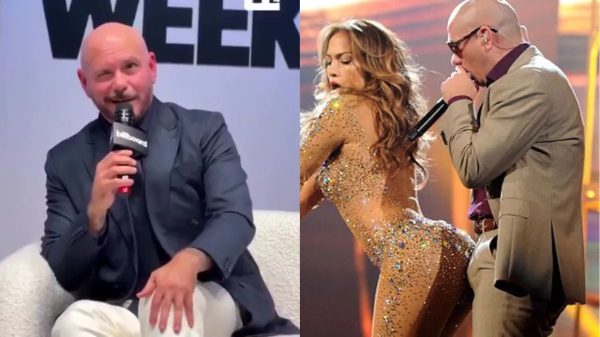 Pitbull admite que tuvo una erección mientras bailaba con Jennifer Lopez en los American Music Awards de 2011