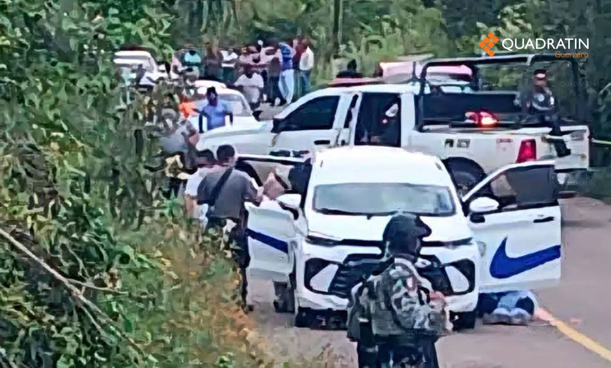 Interceptan a taxista en la Tlapa-Chilpancingo y lo matan a balazos