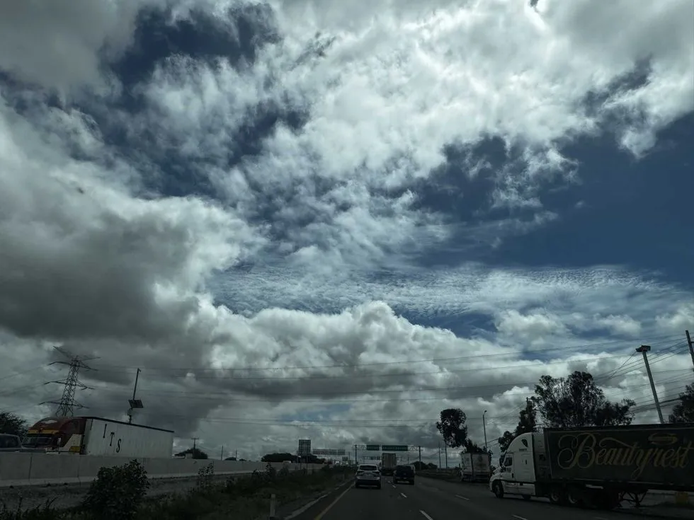 Lluvias débiles y viento del este en Querétaro y San Juan del Río
