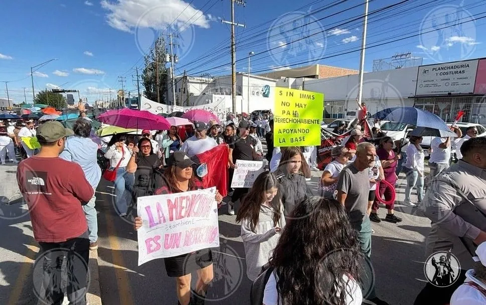 Avanza contigente del IMSS