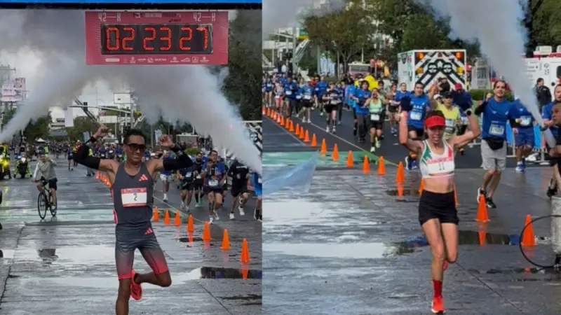 El Querétaro Maratón 2026 se quedó en manos mexicanas con las victorias que lograron Emmanuel Reyes y Fanny Oropeza