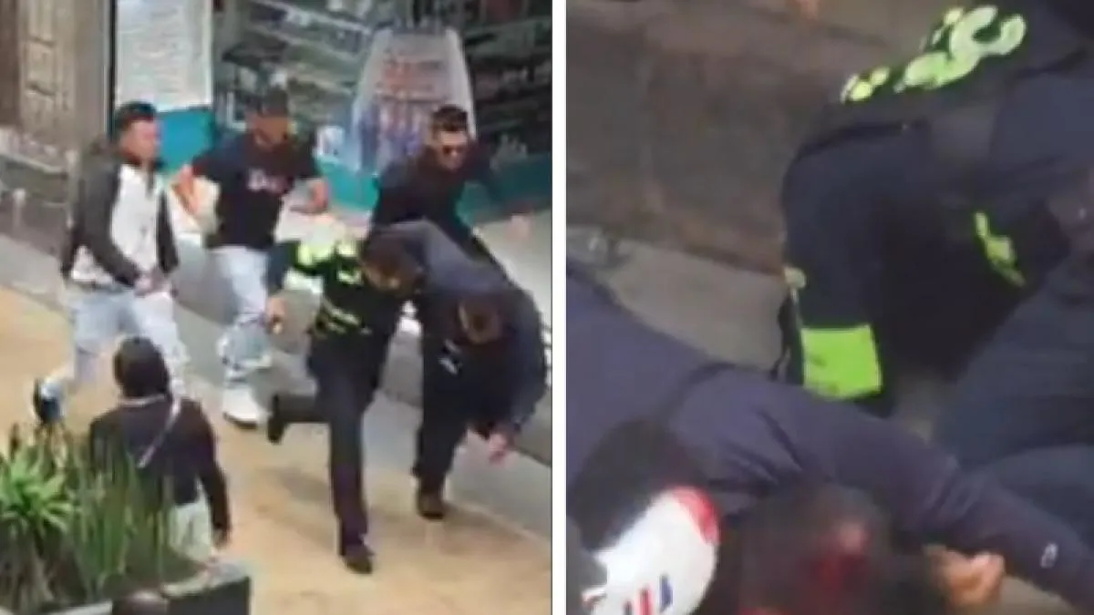 Buscan a más implicados en golpiza contra policías en el Centro Histórico
