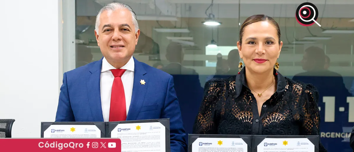 Firman convenio de colaboración en materia de ciberseguridad escolar