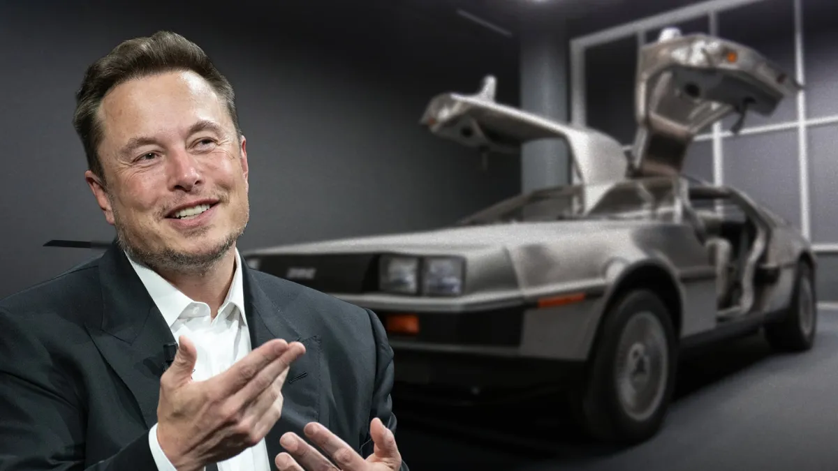 Elon Musk se inspira en el Delorean de ‘Volver al futuro’: Presentará el primer auto volador de Tesla