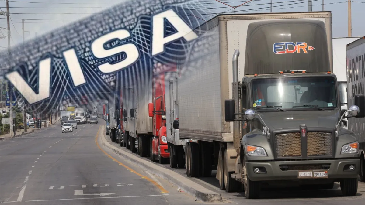 Canacar estima que el retiro de visas B1 a transportistas de Sonora bajó 50%, aunque persisten casos por cabotaje en Estados Unidos