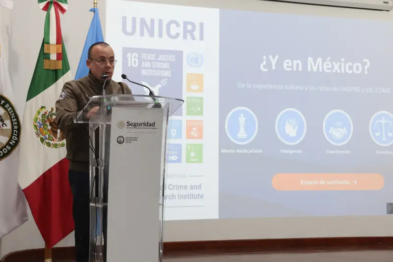Autoridades de México e Italia intercambian experiencias para fortalecer el sistema penitenciario