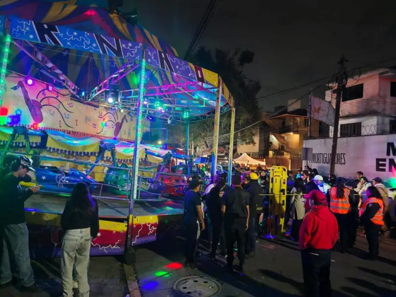 Provoca falla mecánica 6 lesionados en feria de Atizapán de Zaragoza