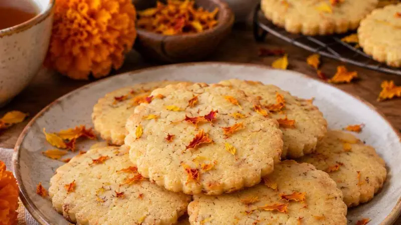 Deliciosas galletas de cempasúchil para celebrar el Día de Muertos con un postre