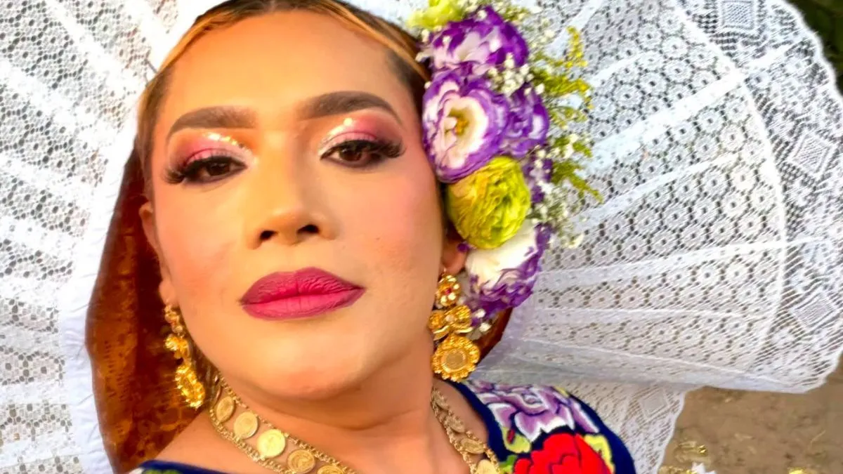 Detienen a 2 por ataque a Elvis Guerra, quien bordó vestido de Sheinbaum