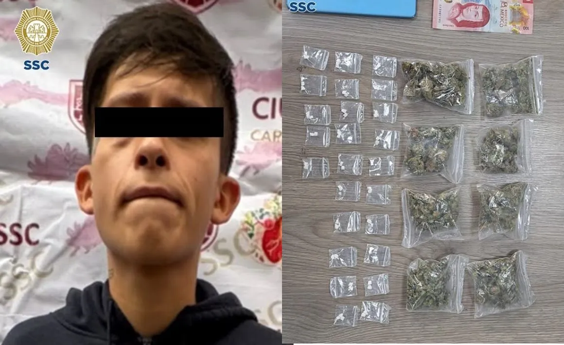 Cae presunto integrante de grupo que extorsiona en zona centro de CDMX